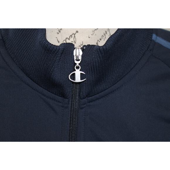 Champion Men’s Full zip Jacket Blue size L - Picture 2 of 8